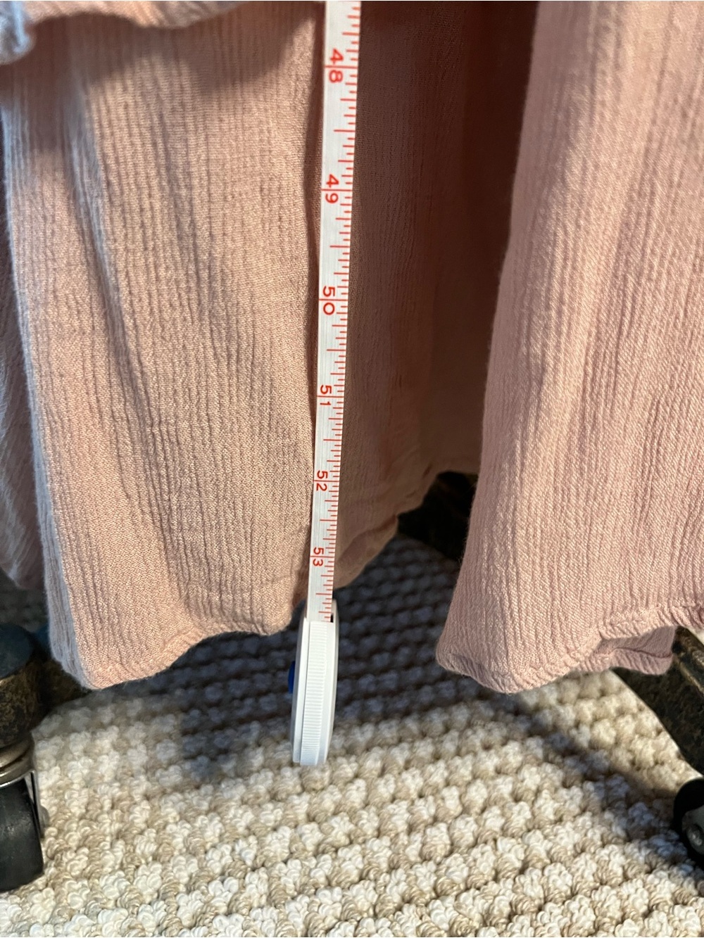 Free People Dusty Rose Lace-Trim Maxi Dress - Picture 9 of 10